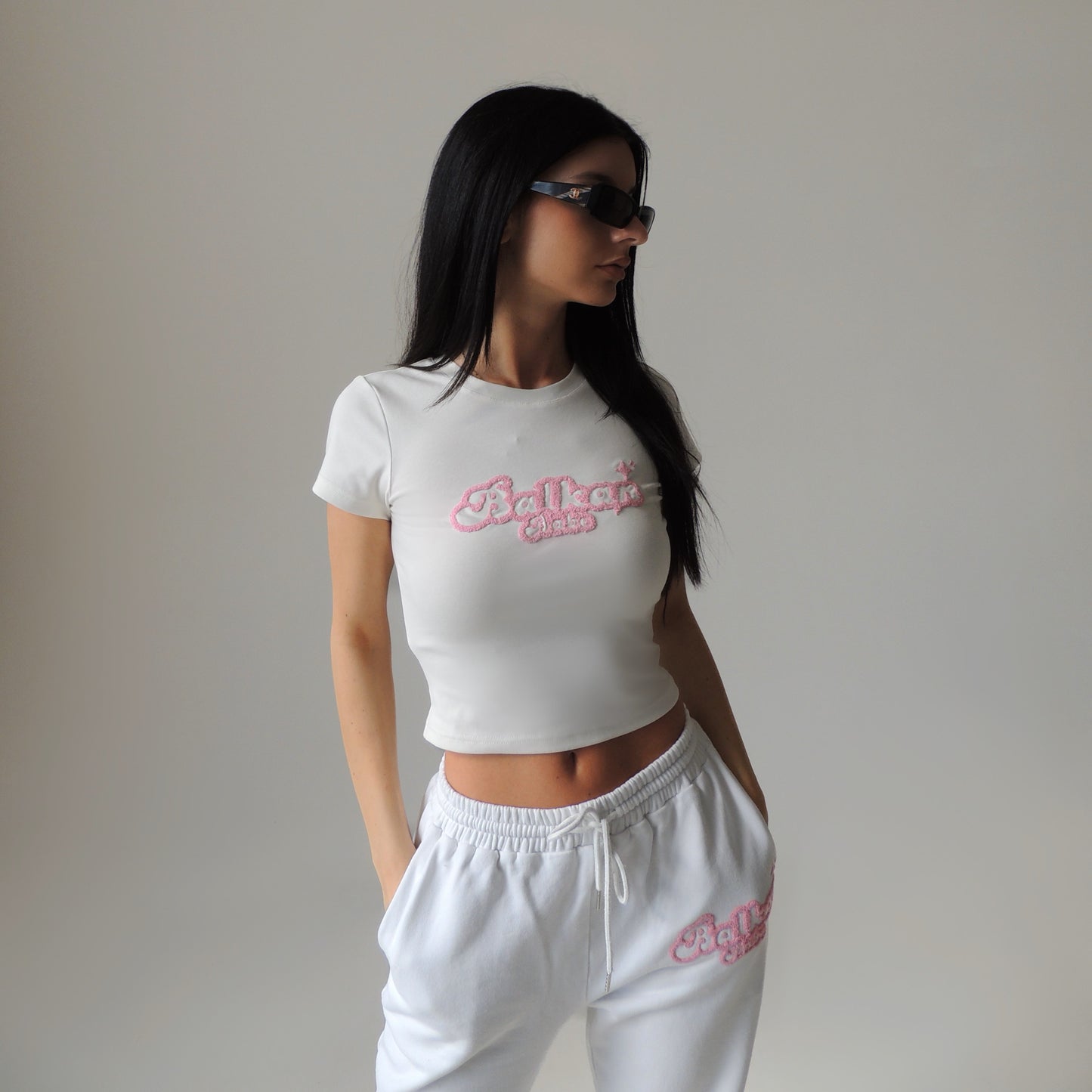 Balkan Babe Shirt Weiß