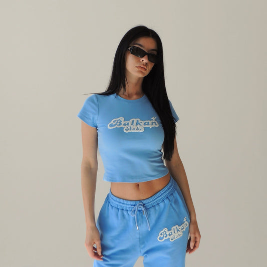 Balkan Babe Shirt Blau