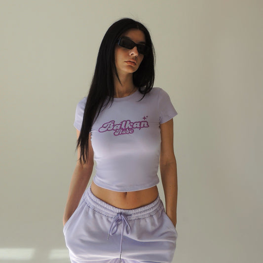 Balkan Babe Shirt Lila