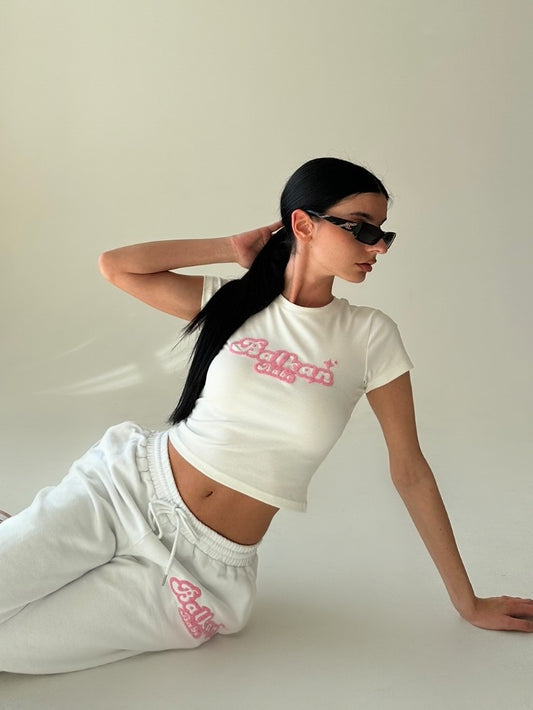 Balkan Babe Shirt Weiß