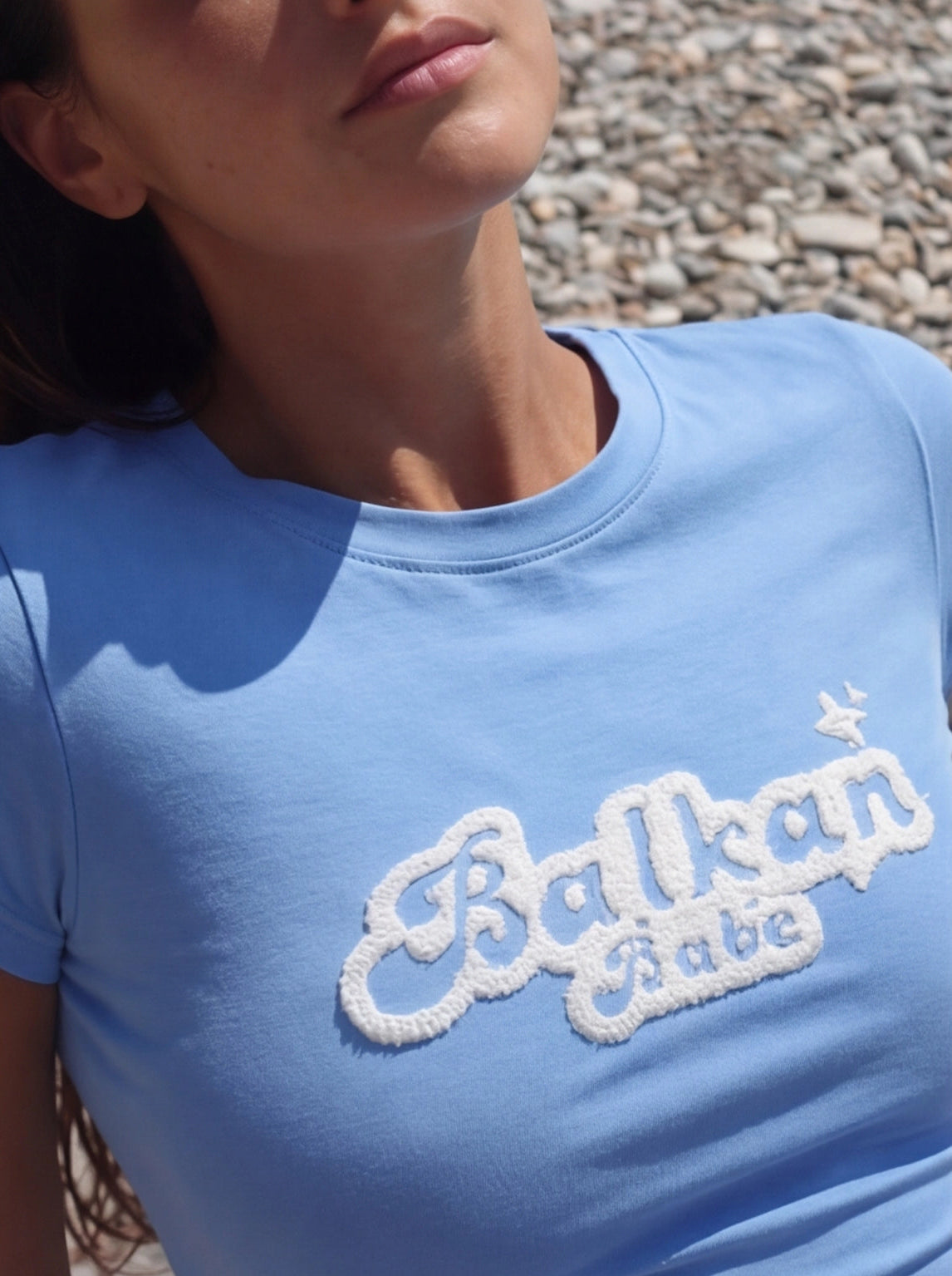 Short T-shirt • Blau